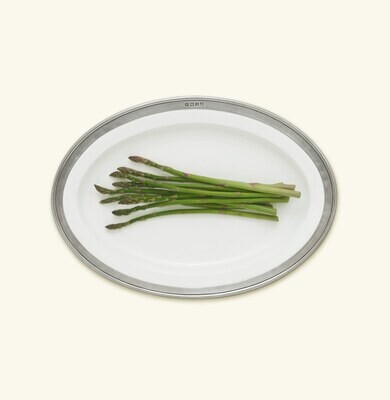 Match Pewter Convivio Oval Serving Platter Small - White, MPN: 1510,