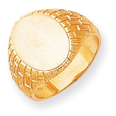 Men&#39;s Signet Ring 14k Gold RS156, MPN: RS156, 883957410395