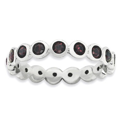 January Swarovski Ring - Sterling Silver QSK973, MPN: QSK973, 886774232164