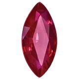 Ruby 3X1.5Mm Marquise Gemstone RU-03015-MQF-A, MPN: RU-03015-MQF-A,