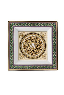 Versace Barocco Mosaic Tray 8 1/2 Inch, MPN: 14085-403728-25822, 790955172814