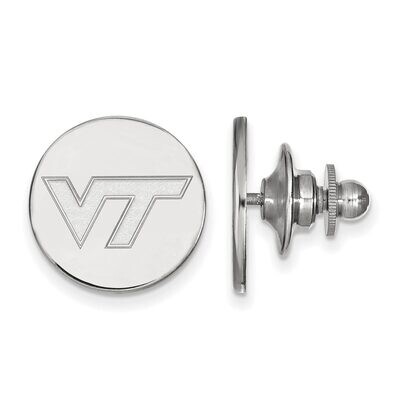 Virginia Tech Lapel Pin 14k White Gold 4W072VTE, MPN: 4W072VTE, 886774854311