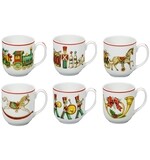 Vista Alegre Christmas Magic Set of 6 Mugs, MPN: PF062421,