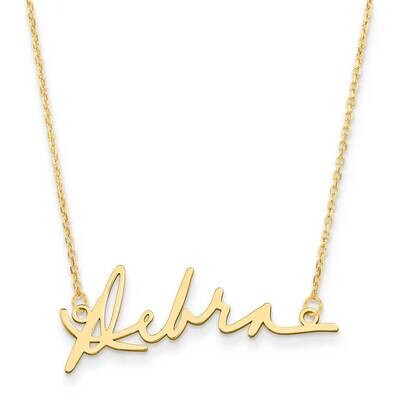 10k 1 Name Signature Plate 10k Gold 10XNA506Y, MPN: 10XNA506Y,