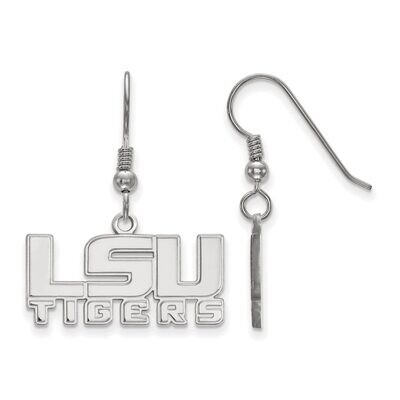 Louisiana State University Small Dangle Earring Wire Sterling Silver SS046LSU, MPN: SS046LSU, 88677…