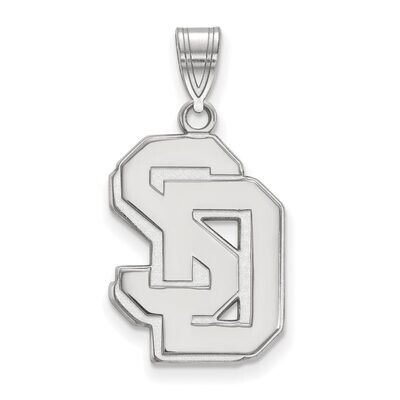 University of South Dakota Large Pendant 10k White Gold 1W006USD, MPN: 1W006USD, 886774774961
