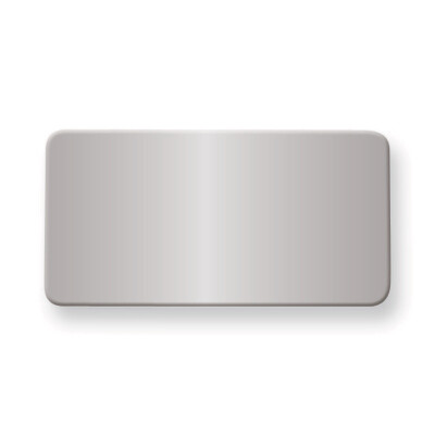 11/16 x 1 11/32 Polished Aluminum Plates-Sets of 6  GL6678-PA, MPN: GL6678-PA,