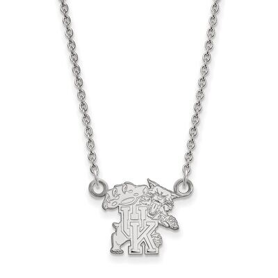 University of Kentucky Small Pendant with Chain Necklace 14k White Gold 4W056UK-18, MPN: 4W056UK-18…