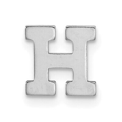 Die Struck Letter H 14k White Gold WG2221H, MPN: WG2221H,