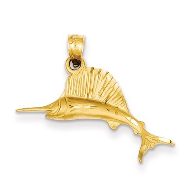 Sailfish Pendant 14k Gold K3035, MPN: K3035, 886774098791