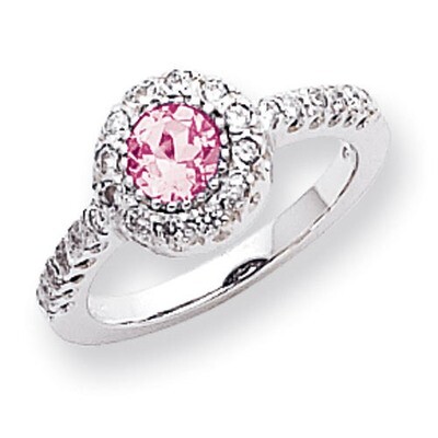 5mm Pink Sapphire Diamond Ring 14k white Gold X9641SP/A, MPN: X9641SP/A, 883957372402
