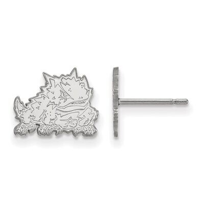 Texas Christian University x-Small Post Earring 10k White Gold 1W022TCU, MPN: 1W022TCU, 886774783192