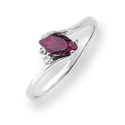 7x3.5mm Marquise Rhodolite Garnet Diamond Ring 14k White Gold Y4746RG_AA, MPN: Y4746RG_AA, 88395760…