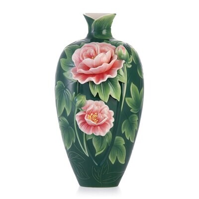 Franz Porcelain Beauty Cotton Rose Vase FZ03237, MPN: FZ03237,