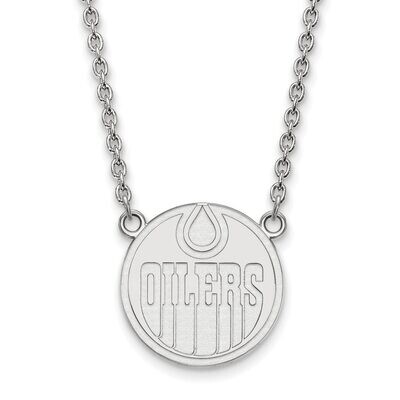 Edmonton Oilers Large Pendant with Chain Necklace Sterling Silver SS008OIL-18, MPN: SS008OIL-18, 88…