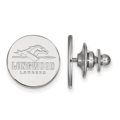 Longwood University Lapel Pin 14k White Gold 4W007LOC, MPN: 4W007LOC, 886774834078