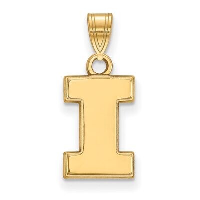 University of Illinois Small Pendant Gold-plated Silver GP002UIL, MPN: GP002UIL, 886774893976