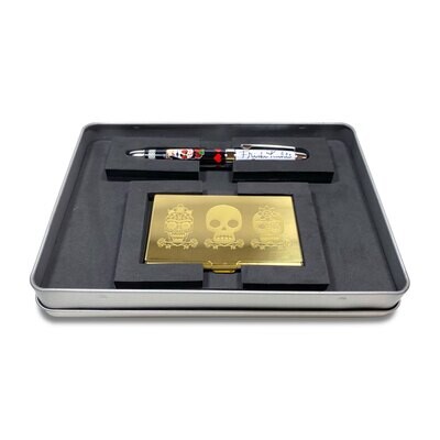 Acme Vida Y Muerte Limited Edition Fountain Pen &amp; Etched Card Case Set APFK08FLESET, MPN: APFK08FLE…