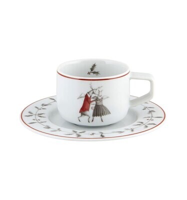 Vista Alegre Noel Coffee Cup &amp; Saucer To Dance, MPN: 21126638,