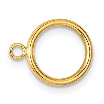 Hollow Wire Toggle Ring for Clasp 14k Yellow Gold YG1771, MPN: YG1771,