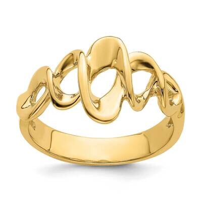 Freeform Ring 14k Gold Cut-out R774, MPN: R774, 196904048481