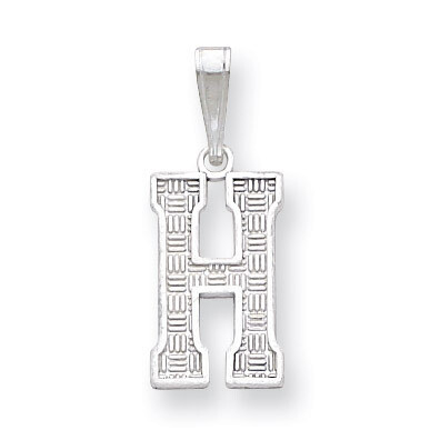 Initial H Charm Sterling Silver QC2762H, MPN: QC2762H, 883957906577