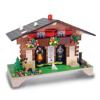 Deer and Well Traditional German Painted Weather House GM25180, MPN: GM25180, 711705004247