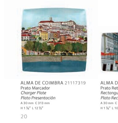 Vista Alegre Alma Coimbra Charger Plate 21117319, MPN: 21117319, 5601266283739