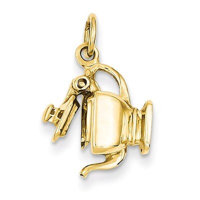 3-D Tea Pot Charm 14k Gold A0303, MPN: A0303, 883957852812