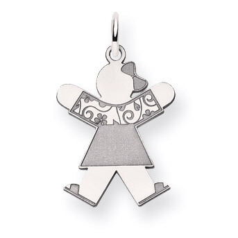 Kid Charm 14k White Gold XK1122W, MPN: XK1122W, 883957517575