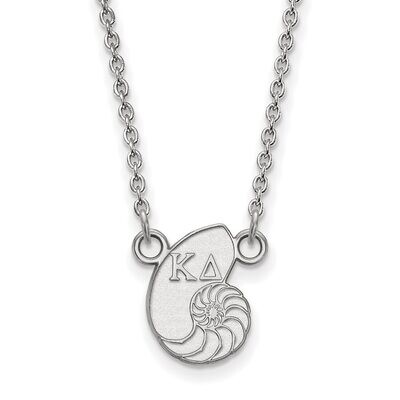 Kappa Delta Extra Small Pendant with 18 Inch Chain Sterling Silver SS039KD-18, MPN: SS039KD-18, 886…