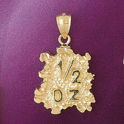 Dazzlers Jewelry Nuggets Pendant Necklace Charm Bracelet in Yellow, White or Rose Gold 5764, MPN: D…