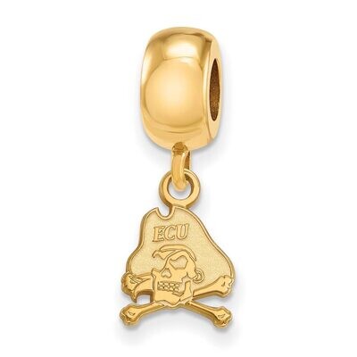East Carolina University Bead Charm x-Small Dangle Gold-plated Silver GP031ECU, MPN: GP031ECU, 8867…