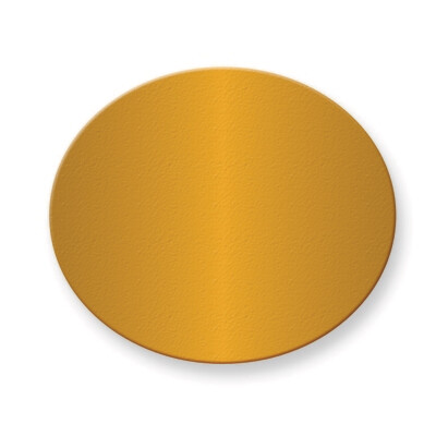 1 1/2 x 1 3/4 Oval Polished Brass Plates-Sets of 6  GM3718, MPN: GM3718,