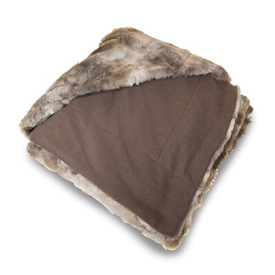 Brown Faux Coyote Throw Blanket GM19190, MPN: GM19190, 633944009794