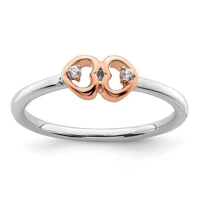 Si1/Si2, G H I, Hearts Promise Ring 14k Gold Lab Grown Diamond RM6915-003-WRLG, MPN: RM6915-003-WRL…
