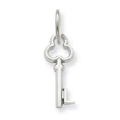 L Key Charm 14k White Gold K3434L, MPN: K3434L, 883957133317