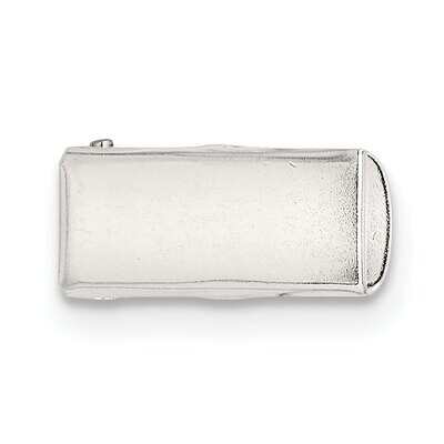 12 x 5.2mm Fold Over Clasp Sterling Silver SS3602, MPN: SS3602,