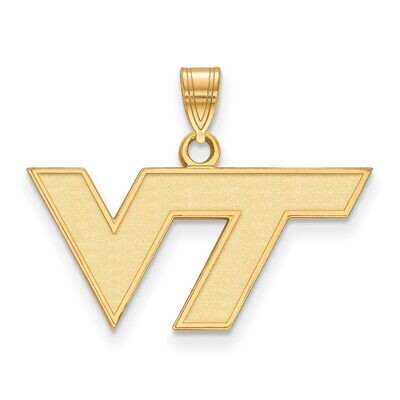 Virginia Tech Small Pendant 14k Yellow Gold 4Y002VTE, MPN: 4Y002VTE, 886774860244