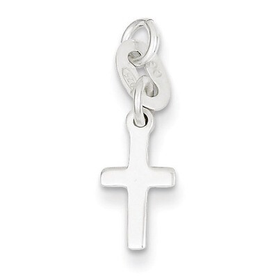 Cross Charm Sterling Silver QC5829, MPN: QC5829, 886774111599