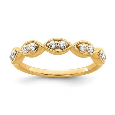 Si1/Si2, G H I, Ring 14k Gold Lab Grown Diamond RM7942-025-YLG, MPN: RM7942-025-YLG, 883957093352