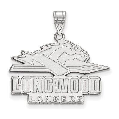 Longwood University Large Pendant 14k White Gold 4W003LOC, MPN: 4W003LOC, 886774828893