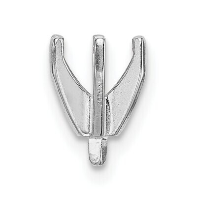Round 6-Prong Medium to High TruSeatr Peg .12ct. Setting 14k White Gold WG148, MPN: WG148,