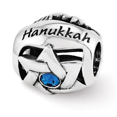 Swarovski Happy Hanukkah Bead - Sterling Silver QRS3464, MPN: QRS3464, 886774964461