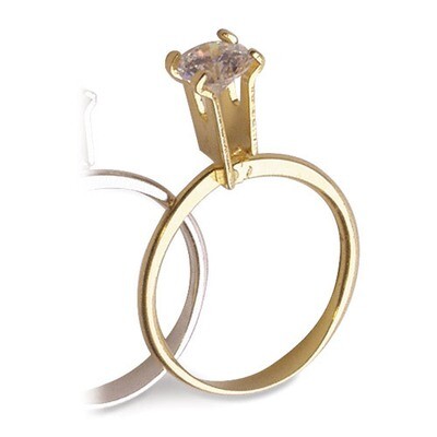 Sure Hold Gold-Tone Long Prong Display Ring JT2757, MPN: JT2757, 654207148142