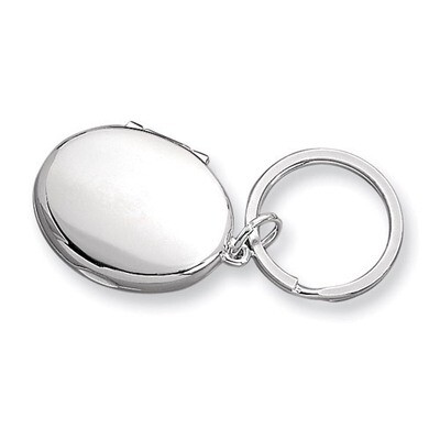 Nickel-plated Oval Locket Key Chain GL8592, MPN: GL8592, 47105032314