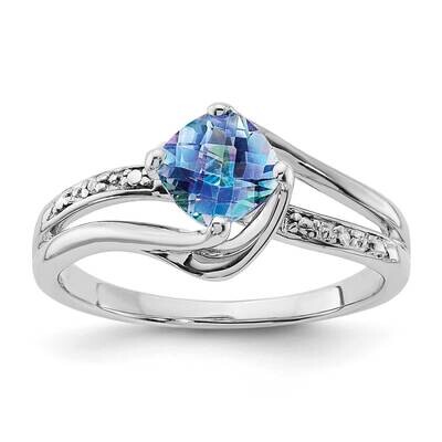 Sterling Silver Polished Semi-mount Diamond Ring RLS6289/SEMI-SSS45-7