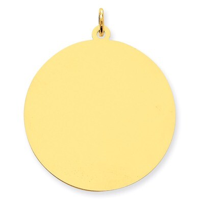 Round Disc Charm 14k Gold XM540/18, MPN: XM540/18, 883957474014