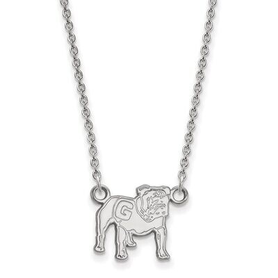 University of Georgia Small Pendant with Necklace Sterling Silver SS066UGA-18, MPN: SS066UGA-18, 88…