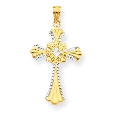 Cross Pendant 14k Gold C4246, MPN: C4246, 883957535777